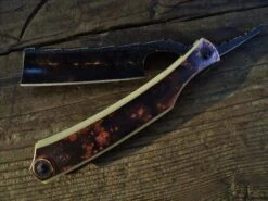 SOLD-Dylan Farnham #35, Custom Straight Razor -Classic Shaving sold dylan farnham 35 custom straight razor 12