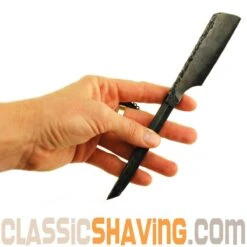 SOLD-Dylan Farnham #50, "The Dark Crystal" 6.5/8 Kamisori Straight Razor, With Custom Storage Box -Classic Shaving sold dylan farnham 50 the dark crystal 658 kamisori straight razor with custom storage box 17