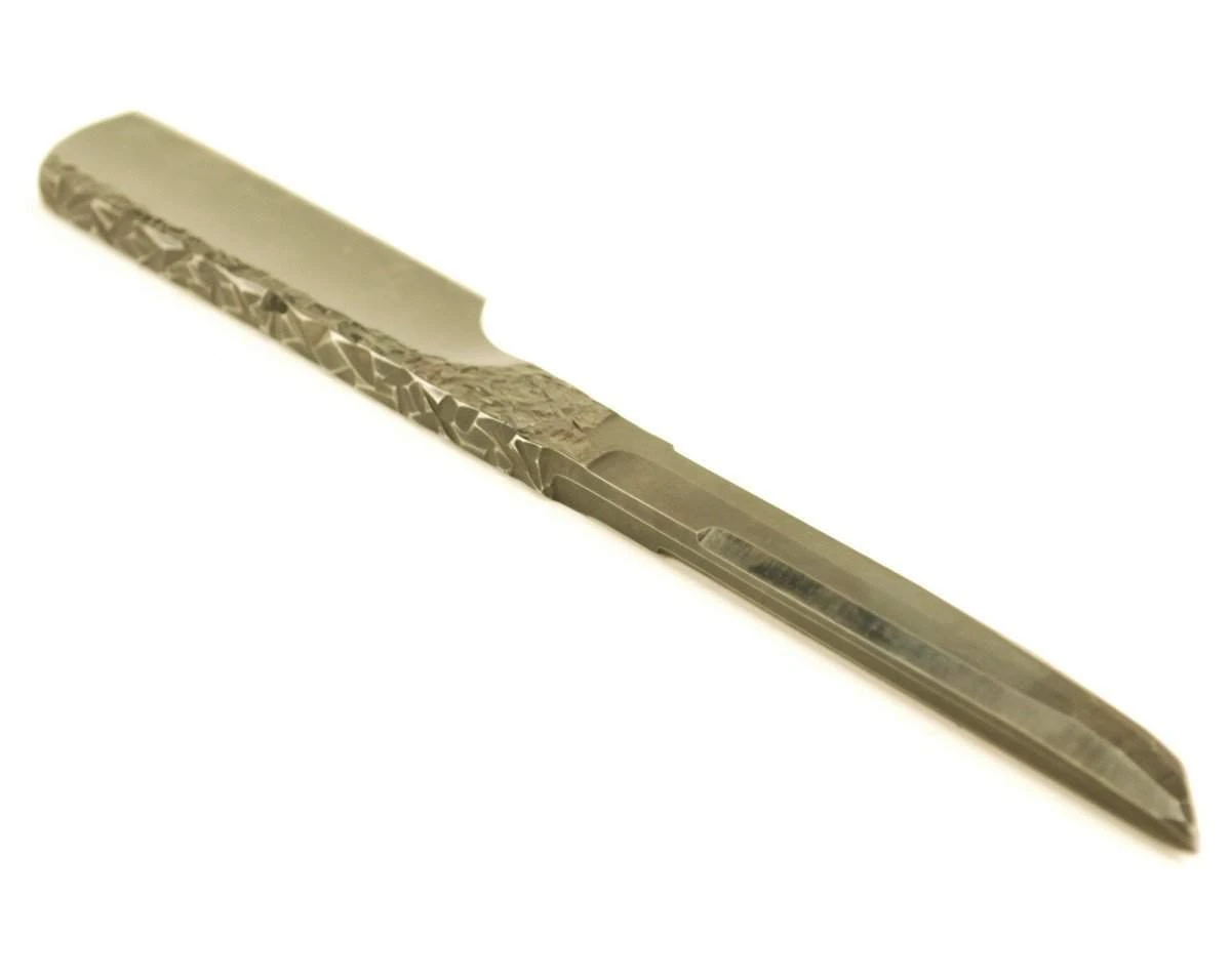 SOLD-Dylan Farnham #51, "The Dark Crystal" 7/8, Quarter-Hollow Kamisori Straight Razor, With Custom Storage Box 10 SOLD-Dylan Farnham #51, "The Dark Crystal" 7/8, Quarter-Hollow Kamisori Straight Razor, With Custom Storage Box - Image 8