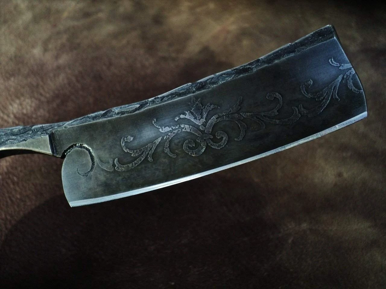 SOLD-Dylan Farnham #65 Straight Razor W/ Sheath 7 SOLD-Dylan Farnham #65 Straight Razor W/ Sheath - Image 5