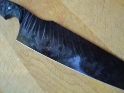 SOLD-Dylan Farnham 9" Chef's Knife -Classic Shaving sold dylan farnham 9 chefs knife 14