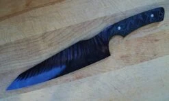 SOLD-Dylan Farnham 9" Chef's Knife -Classic Shaving sold dylan farnham 9 chefs knife 15