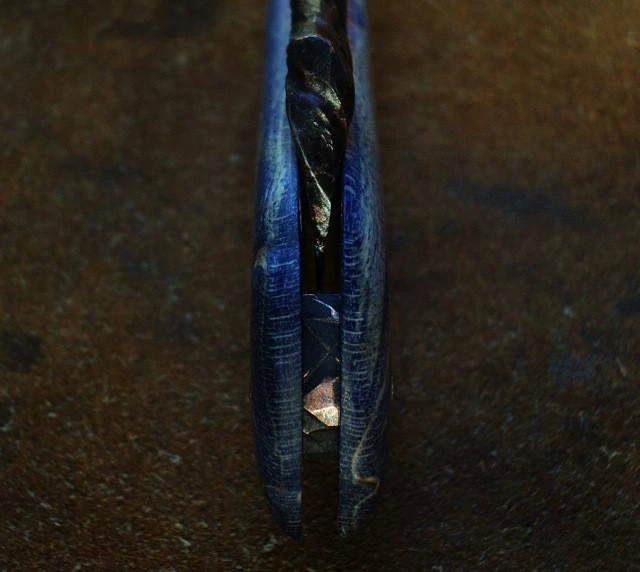 SOLD-Dylan Farnham Copper-Plated #56,15/16 Straight Razor, With Custom Sheath 5 SOLD-Dylan Farnham Copper-Plated #56,15/16 Straight Razor, With Custom Sheath - Image 3