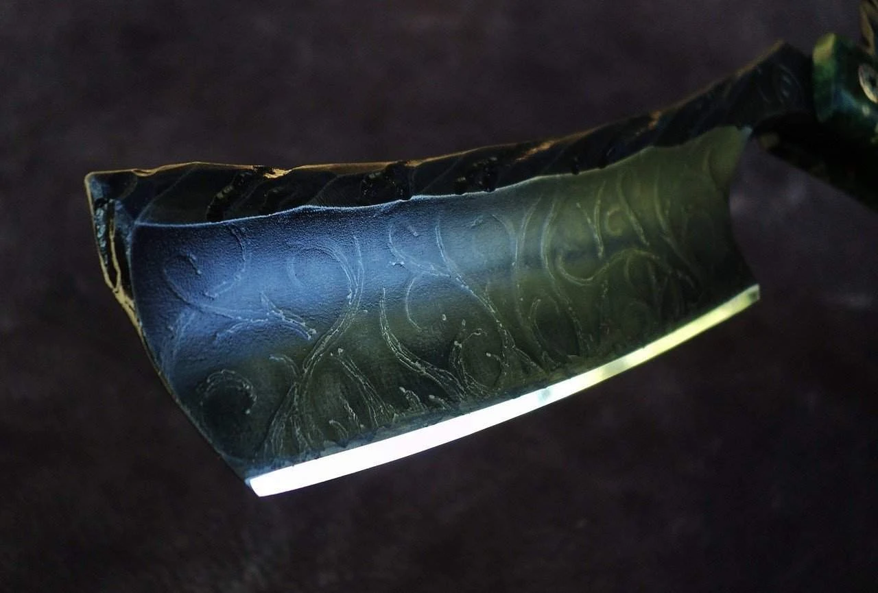 SOLD-Dylan Farnham Straight Razor #60 With Custom Sheath 7 SOLD-Dylan Farnham Straight Razor #60 With Custom Sheath - Image 5