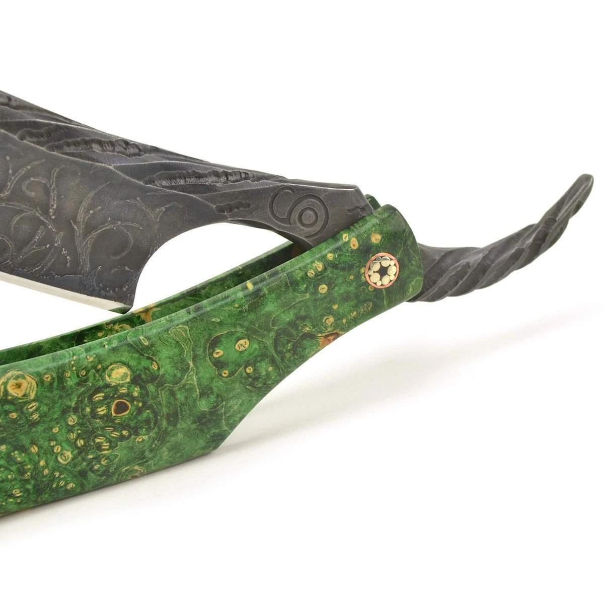 SOLD-Dylan Farnham Straight Razor #60 With Custom Sheath 9 SOLD-Dylan Farnham Straight Razor #60 With Custom Sheath - Image 7