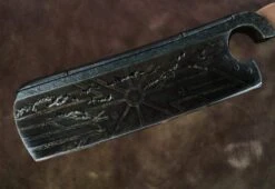 SOLD-Dylan Farnham Straight Razor #61 With Custom Sheath -Classic Shaving sold dylan farnham straight razor 61 with custom sheath 8