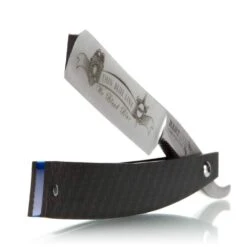 Thin Blue Line - 6/8 Straight Razor By Hart Steel -Classic Shaving thin blue line 68 straight razor by hart steel