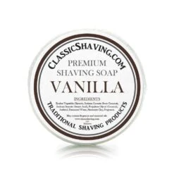Vanilla Scent - Classic Shaving Mug Soap - 2.5" Regular Size